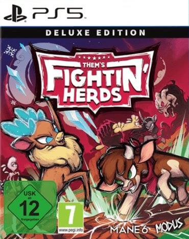 Them\'s Fightin\' Herds (Deluxe Edition) (DE/Multi in Game) (PS5) i gruppen Elektronikk / TV-spill & tilbehør / Sony PlayStation 5 / Spill hos TP E-commerce Nordic AB (D22713)