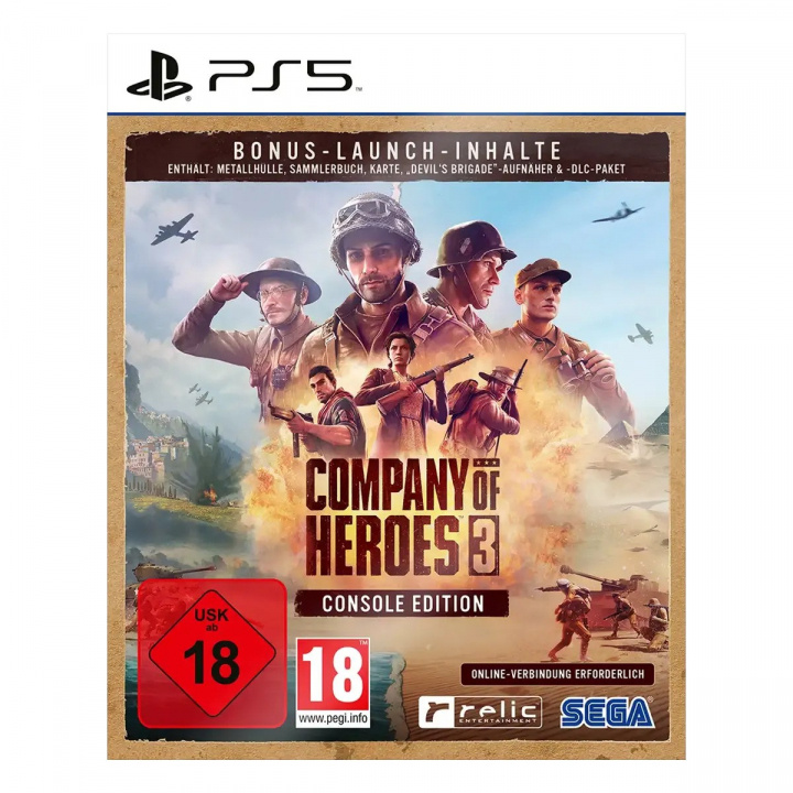 Company of Heroes 3 - Steelbook (Launch Edition) (DE/Multi in Game) (PS5) i gruppen Elektronikk / TV-spill & tilbehør / Sony PlayStation 5 / Spill hos TP E-commerce Nordic AB (D22719)