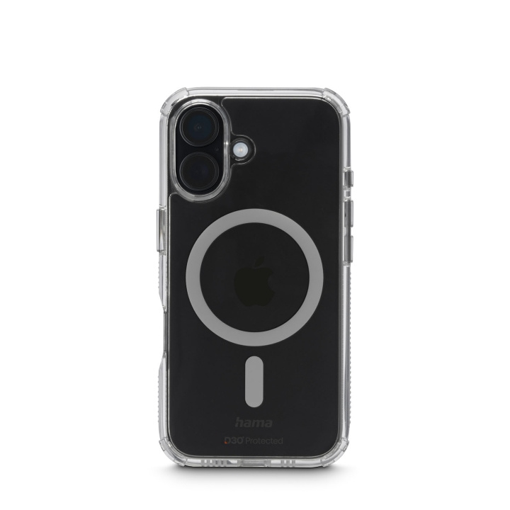 Hama Mobildeksel Extreme Protect iPhone 16 MagCase Transparent i gruppen SMARTTELEFON & NETTBRETT / Mobilbeskyttelse / Apple / iPhone 16 hos TP E-commerce Nordic AB (D22825)
