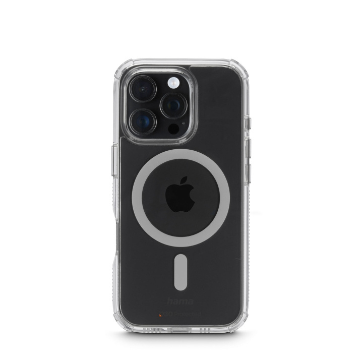Hama Mobildeksel Extreme Protect iPhone 16 Pro MagCase Transparent i gruppen SMARTTELEFON & NETTBRETT / Mobilbeskyttelse / Apple / iPhone 16 hos TP E-commerce Nordic AB (D22826)
