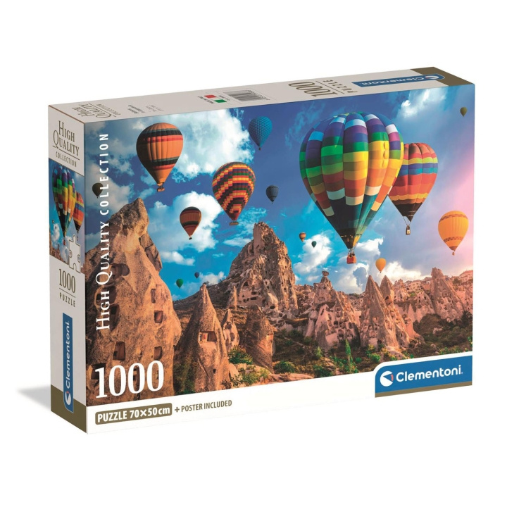 Clementoni Puslespill 1000 Pcs CB Balloons In Cappadocia i gruppen SPORT, FRITID & HOBBY / Hobby / Puslespill hos TP E-commerce Nordic AB (D22857)