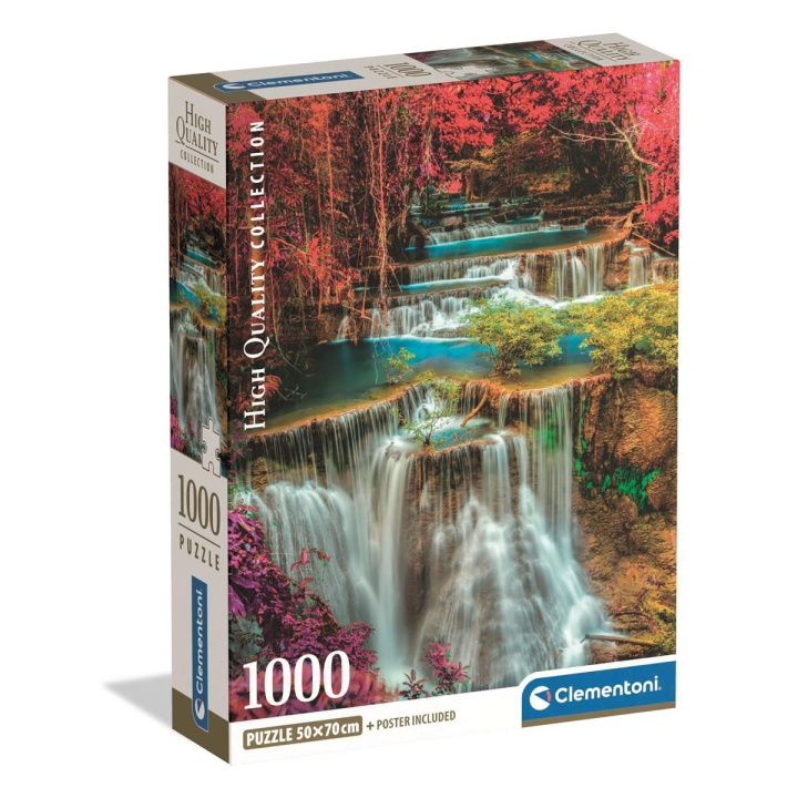 Clementoni Puslespill 1000 Pcs CB Colourful Thai Falls i gruppen SPORT, FRITID & HOBBY / Hobby / Puslespill hos TP E-commerce Nordic AB (D22858)