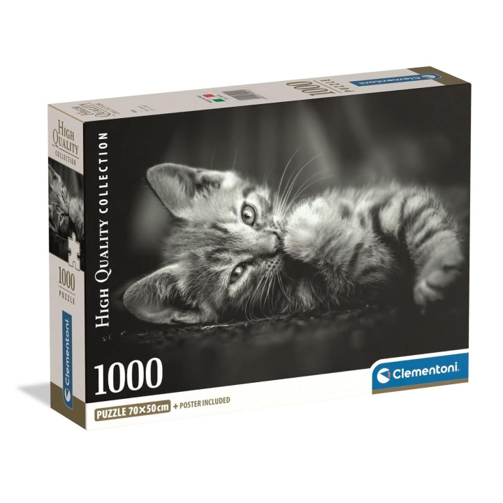 Clementoni Puslespill 1000 Pcs CB High Quality Collection Kitty i gruppen SPORT, FRITID & HOBBY / Hobby / Puslespill hos TP E-commerce Nordic AB (D22861)