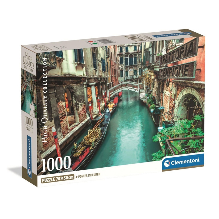 Clementoni Puslespill 1000 Pcs CB High Quality Collection Venice Canal i gruppen SPORT, FRITID & HOBBY / Hobby / Puslespill hos TP E-commerce Nordic AB (D22865)