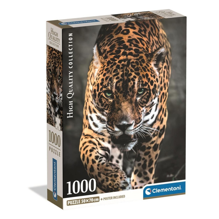 Clementoni Pussel 1000 Pcs CB High Quality Collection Walk Of The Jaguar i gruppen SPORT, FRITID & HOBBY / Hobby / Puslespill hos TP E-commerce Nordic AB (D22866)