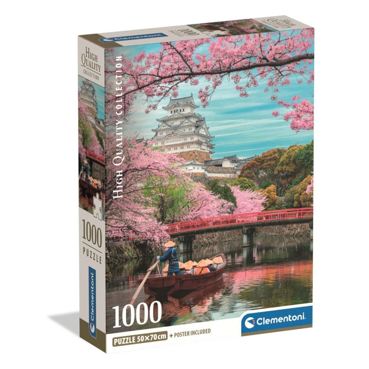 Clementoni Puslespill 1000 Pcs CB Himeji Castle In Spring i gruppen SPORT, FRITID & HOBBY / Hobby / Puslespill hos TP E-commerce Nordic AB (D22867)