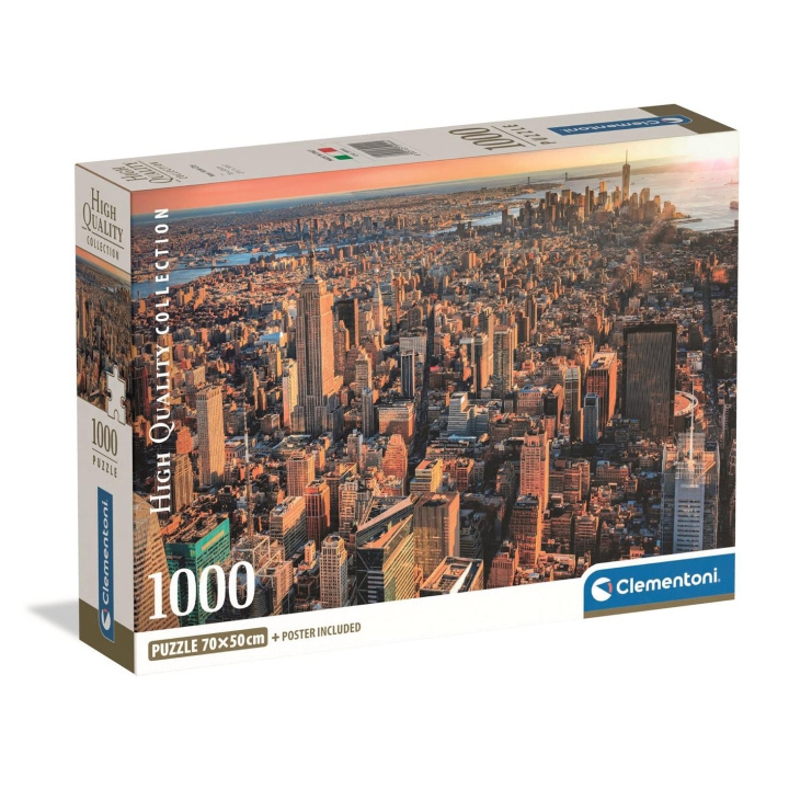 Clementoni Puslespill 1000 Pcs CB New York City i gruppen SPORT, FRITID & HOBBY / Hobby / Puslespill hos TP E-commerce Nordic AB (D22880)