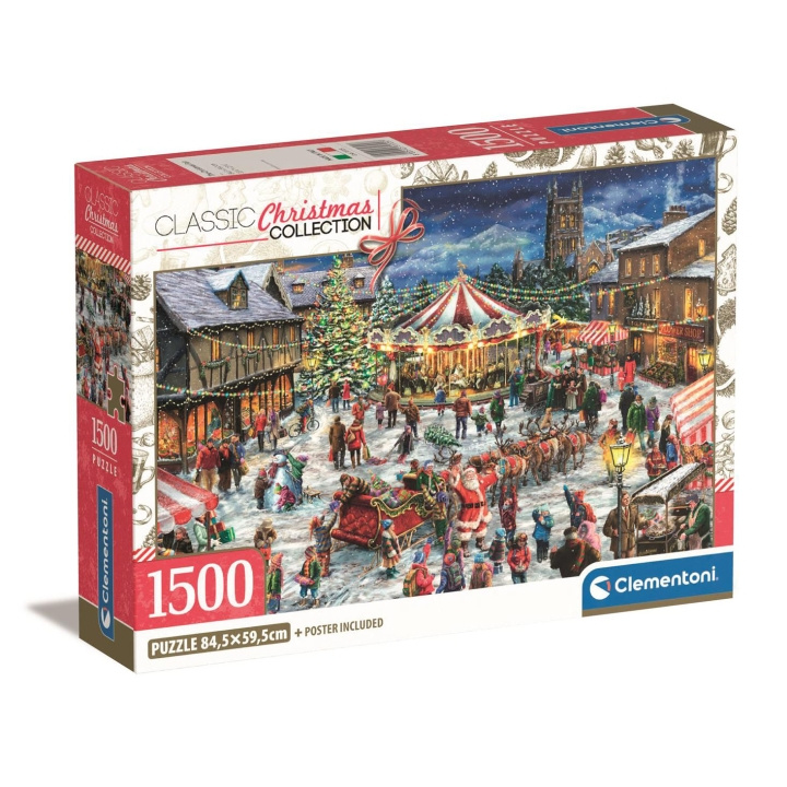 Clementoni Puslespill 1500 Pcs CB The Christmas Fair i gruppen SPORT, FRITID & HOBBY / Hobby / Puslespill hos TP E-commerce Nordic AB (D22885)
