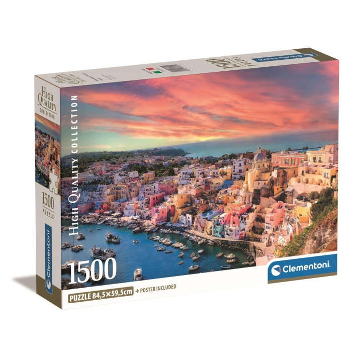 Clementoni Puslespill 1500 Pcs CB High Quality Collection Procida Island i gruppen SPORT, FRITID & HOBBY / Hobby / Puslespill hos TP E-commerce Nordic AB (D22887)