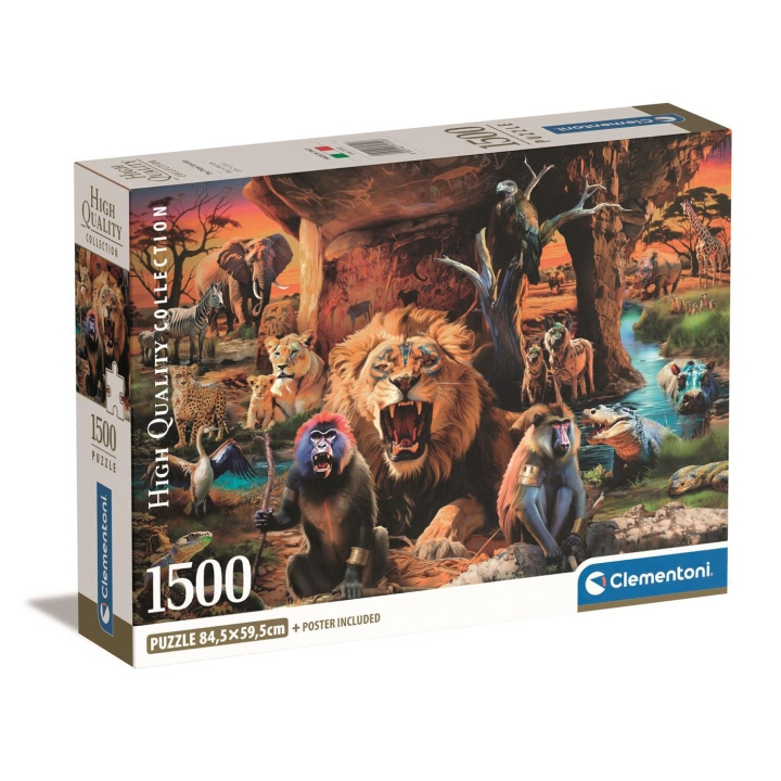 Clementoni Puslespill 1500 Pcs CB High Quality Collection The Tribal Society i gruppen SPORT, FRITID & HOBBY / Hobby / Puslespill hos TP E-commerce Nordic AB (D22890)