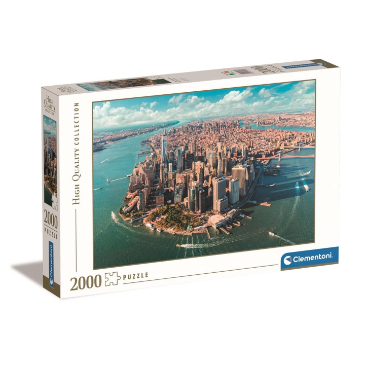 Clementoni Puslespill 2000 Pcs High Quality Collection Lower Manhattan i gruppen SPORT, FRITID & HOBBY / Hobby / Puslespill hos TP E-commerce Nordic AB (D22895)