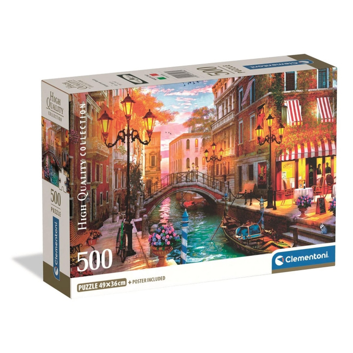Clementoni Puslespill 500 Pcs CB High Quality Collection Sunset Over Venice i gruppen SPORT, FRITID & HOBBY / Hobby / Puslespill hos TP E-commerce Nordic AB (D22909)