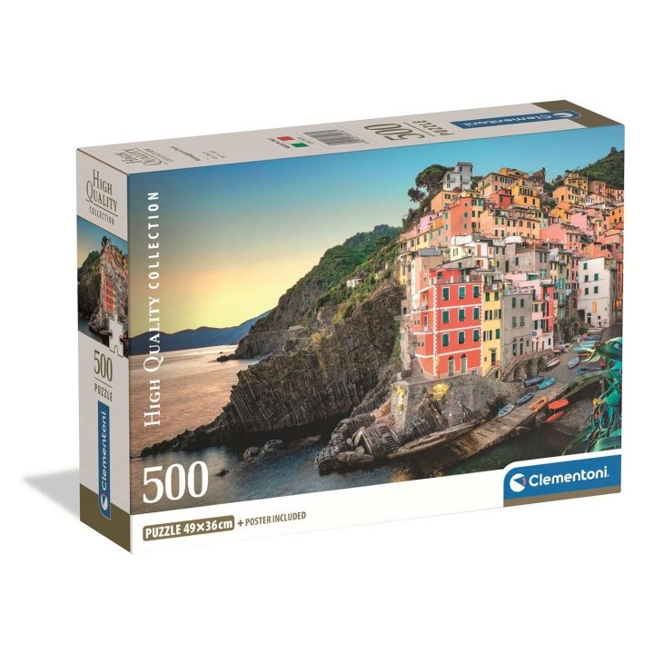 Clementoni Puslespill 500 Pcs CB High Quality Collection Riomaggiore Coast i gruppen SPORT, FRITID & HOBBY / Hobby / Puslespill hos TP E-commerce Nordic AB (D22916)