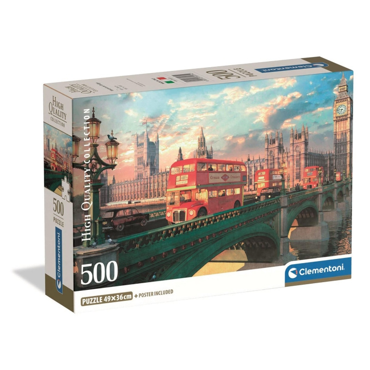 Clementoni Puslespill 500 Pcs CB High Quality Collection Westminster Bridge i gruppen SPORT, FRITID & HOBBY / Hobby / Puslespill hos TP E-commerce Nordic AB (D22918)