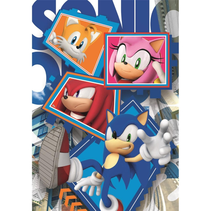 Clementoni Puslespill 104 Pcs Sonic i gruppen SPORT, FRITID & HOBBY / Hobby / Puslespill hos TP E-commerce Nordic AB (D22923)
