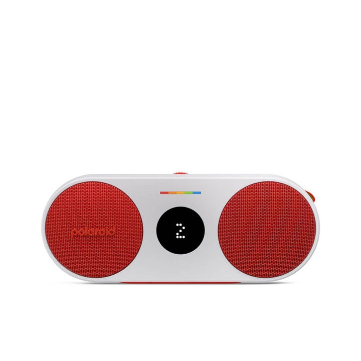 Polaroid P2 Trådløs Høyttaler Rød og Hvit i gruppen Elektronikk / Lyd & Bilde / Høyttalere & tilbehør / Bluetooth-høyttalere / Bærbare høyttalere hos TP E-commerce Nordic AB (D22951)