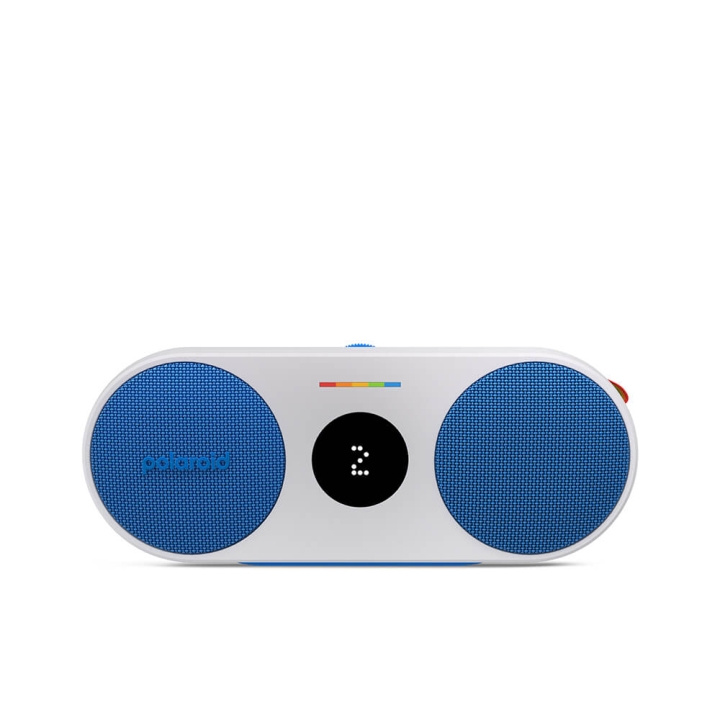 Polaroid P2 Trådløs Høyttaler Blå og Hvit i gruppen Elektronikk / Lyd & Bilde / Høyttalere & tilbehør / Bluetooth-høyttalere / Bærbare høyttalere hos TP E-commerce Nordic AB (D22952)