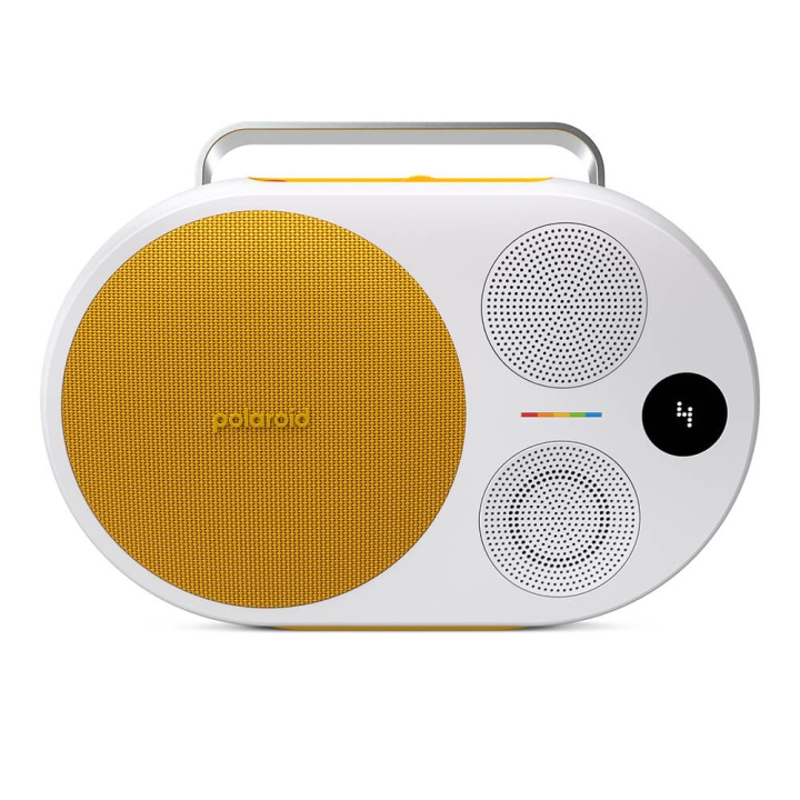 Polaroid P4 Trådløs Høyttaler Gul og Hvit i gruppen Elektronikk / Lyd & Bilde / Høyttalere & tilbehør / Bluetooth-høyttalere / Bærbare høyttalere hos TP E-commerce Nordic AB (D22958)