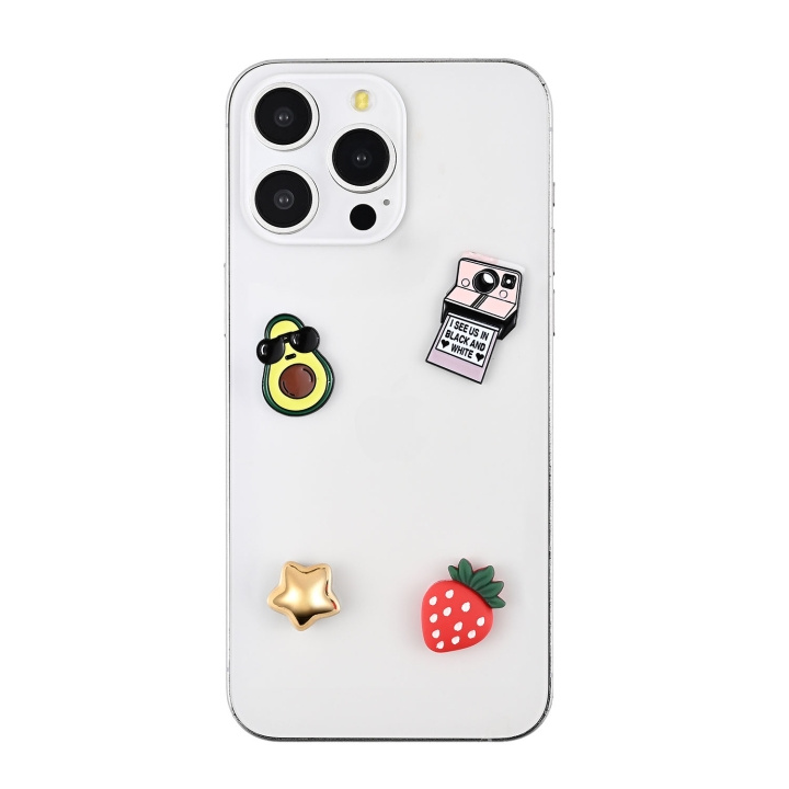 Onsala Charms Pimp Your Phone Metall og Plast 4 Stk i gruppen SPORT, FRITID & HOBBY / Morsomme produkter / Morsomme produkter hos TP E-commerce Nordic AB (D23033)