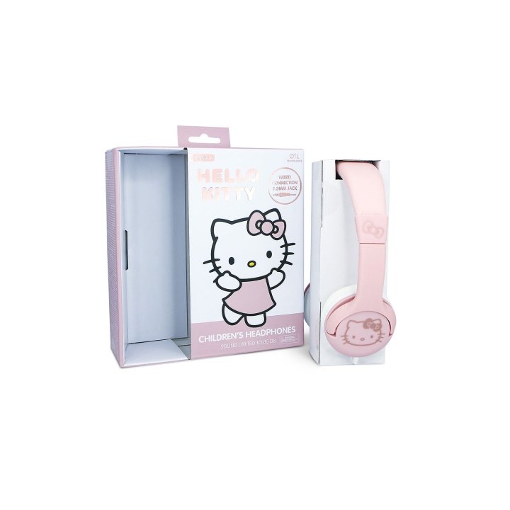 HELLO KITTY Hörlur Hello Kitty On-Ear 85dB Trådbunden Rose i gruppen Elektronikk / Lyd & Bilde / Hodetelefoner & Tilbehør / Hodetelefoner hos TP E-commerce Nordic AB (D23037)