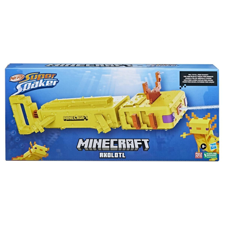Nerf Super Soaker Minecraft Aksolotl i gruppen LEKER, BARN OG BABY / Leker / Actionspill hos TP E-commerce Nordic AB (D23070)