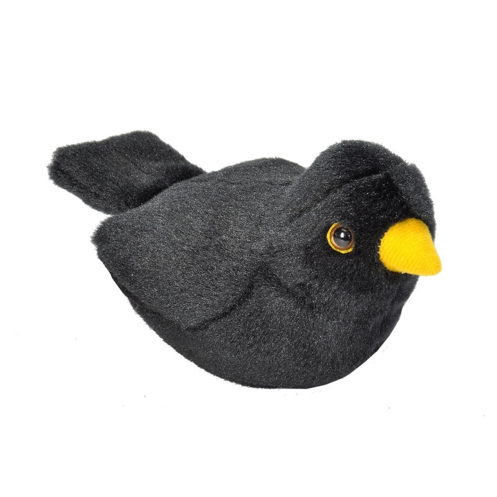 Wild Republic Kosedyr Bird With Sound 18 cm Svarttrost i gruppen LEKER, BARN OG BABY / Babyleker (0-3 år) / Kosedyr hos TP E-commerce Nordic AB (D23098)