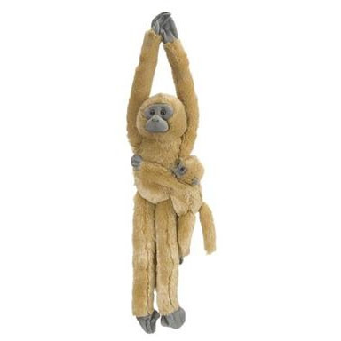 Wild Republic Kosedyr Hanging Monkeys Bladape Med Baby i gruppen LEKER, BARN OG BABY / Babyleker (0-3 år) / Kosedyr hos TP E-commerce Nordic AB (D23166)