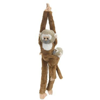 Wild Republic Kosedyr Hanging Monkeys Ekornape Med Baby i gruppen LEKER, BARN OG BABY / Babyleker (0-3 år) / Kosedyr hos TP E-commerce Nordic AB (D23168)