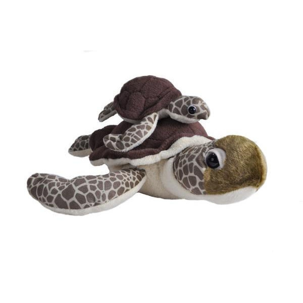 Wild Republic Kosedyr Mom & Baby 38 cm Havskilpadde i gruppen LEKER, BARN OG BABY / Babyleker (0-3 år) / Kosedyr hos TP E-commerce Nordic AB (D23173)