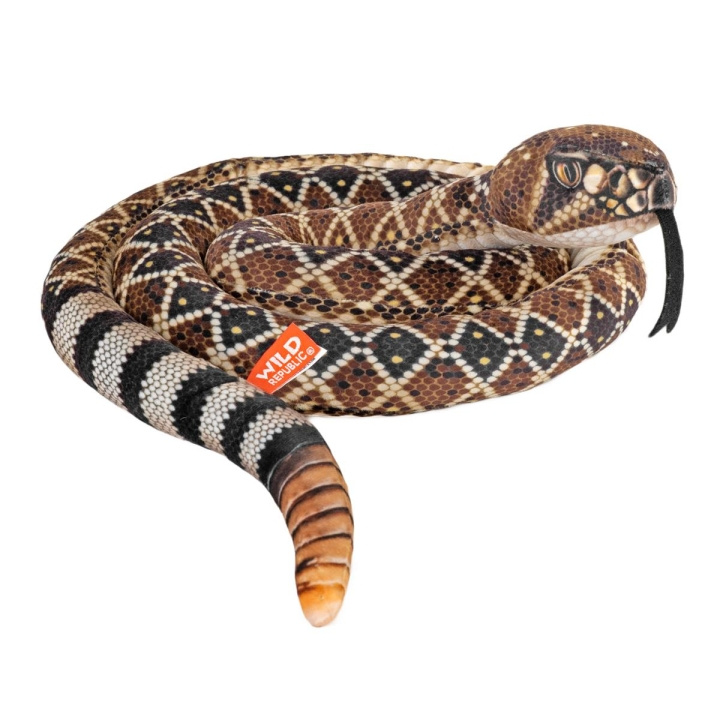 Wild Republic Kosedyr Living Earth Snakes 152 cm Vestlig Diamanthaleorm i gruppen LEKER, BARN OG BABY / Babyleker (0-3 år) / Kosedyr hos TP E-commerce Nordic AB (D23197)