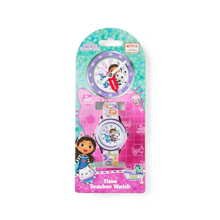 ACCUTIME Klokke Time Teacher Gabby\'s Dollhouse i gruppen SPORT, FRITID & HOBBY / Tilbehør / Klokker hos TP E-commerce Nordic AB (D23231)