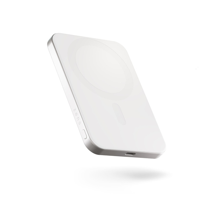 Zens Powerbank Pro 1 Slim 5.000 mAh Hvit i gruppen SMARTTELEFON & NETTBRETT / Ladere og Kabler / Powerbanks hos TP E-commerce Nordic AB (D23272)