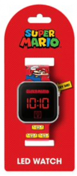 ACCUTIME Klokke LED Super Mario i gruppen SPORT, FRITID & HOBBY / Smartwatch og Aktivitetsmålere / Smartwatch for barn hos TP E-commerce Nordic AB (D23276)