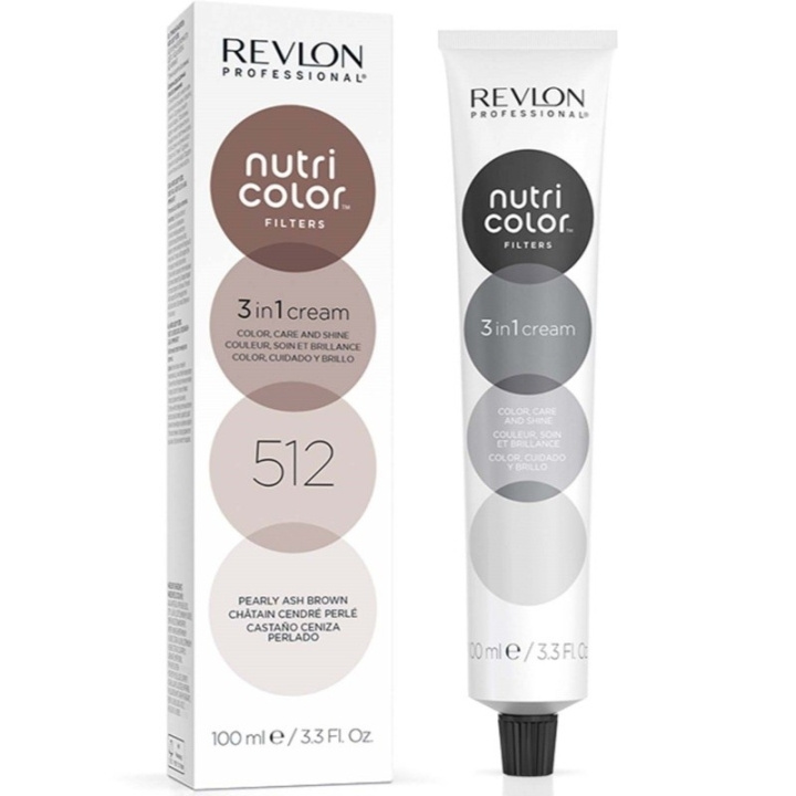 Revlon Nutri Color 512 Pearly Ash Brown 100ml i gruppen HELSE OG SKJØNNHET / Hår & styling / Hårpleie / Hårfarge hos TP E-commerce Nordic AB (D23325)