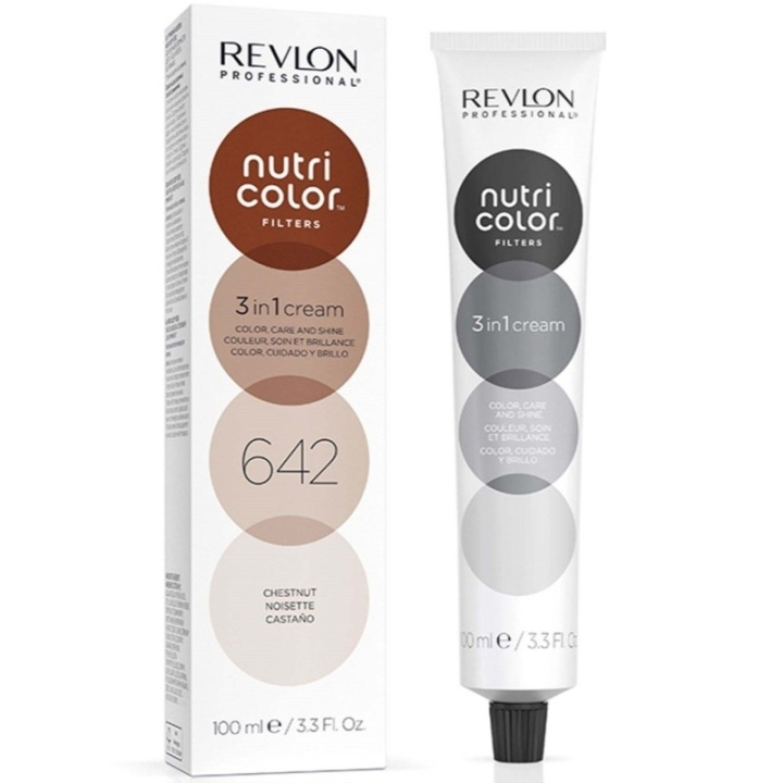 Revlon Nutri Color 642 Chestnut 100ml i gruppen HELSE OG SKJØNNHET / Hår & styling / Hårpleie / Hårfarge hos TP E-commerce Nordic AB (D23326)