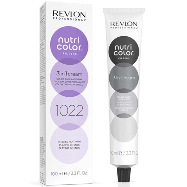 Revlon Nutri Color 1022 Intense Platinum 100ml i gruppen HELSE OG SKJØNNHET / Hår & styling / Hårpleie / Hårfarge hos TP E-commerce Nordic AB (D23328)