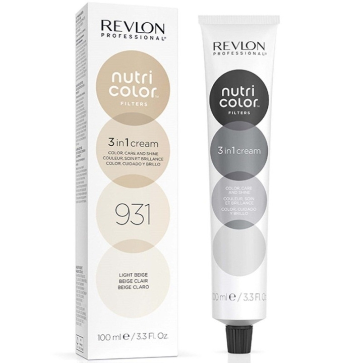 Revlon Nutri Color 931 Light Beige 100ml i gruppen HELSE OG SKJØNNHET / Hår & styling / Hårpleie / Hårfarge hos TP E-commerce Nordic AB (D23330)