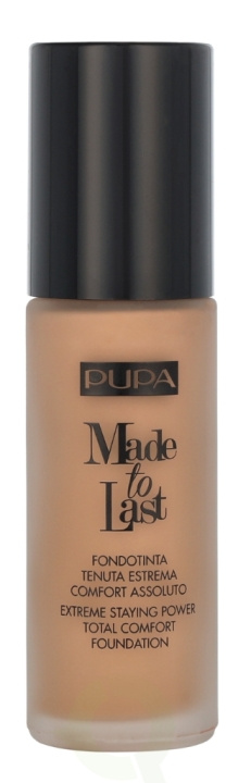 Pupa Milano Pupa Made To Last Total Comfort Foundation SPF10 30 ml #060 Golden Beige i gruppen HELSE OG SKJØNNHET / Makeup / Makeup ansikt / Foundation hos TP E-commerce Nordic AB (D23345)