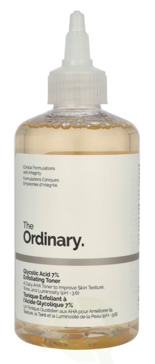 The Ordinary Glycolic Acid 7% Exfoliating Toner 240 ml i gruppen HELSE OG SKJØNNHET / Hudpleie / Ansikt / Ansiktsvann & Facemist hos TP E-commerce Nordic AB (D23351)
