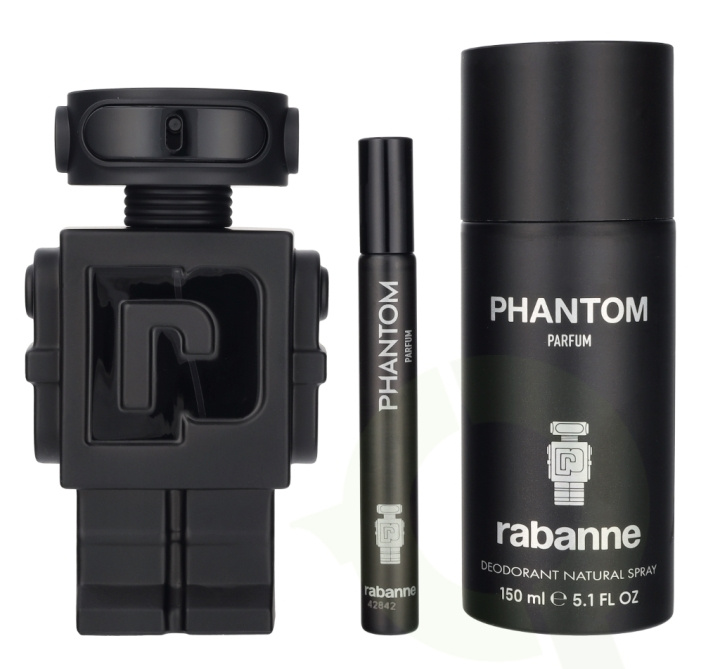 Paco Rabanne Phantom Giftset 260 ml Edp Spray 100 ml/Deodorant Spray 150 ml/Edp Travel Spray 10 ml i gruppen HELSE OG SKJØNNHET / Duft og parfyme / Parfyme hos TP E-commerce Nordic AB (D23365)