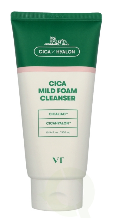 VT Cosmetic Cica Mild Foam Cleanser 300 ml i gruppen HELSE OG SKJØNNHET / Hudpleie / Ansikt / Rengjøring hos TP E-commerce Nordic AB (D23381)