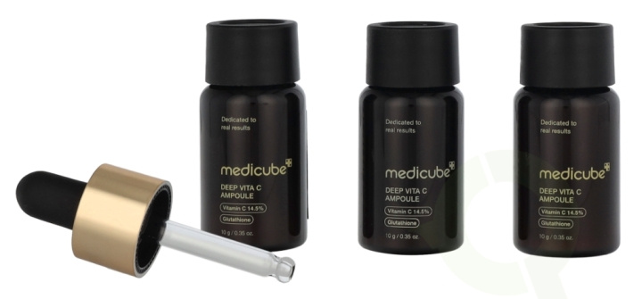 Medicube Deep Vita C Ampoule 2.0 Set 30 ml 3x10ml i gruppen HELSE OG SKJØNNHET / Hudpleie / Ansikt / Hudserum hos TP E-commerce Nordic AB (D23385)