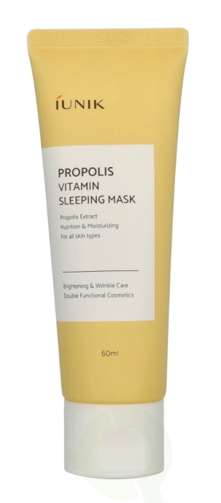 IUNIK Propolis Vitamin Sleeping Mask 60 ml i gruppen HELSE OG SKJØNNHET / Hudpleie / Ansikt / Dagkrem hos TP E-commerce Nordic AB (D23396)