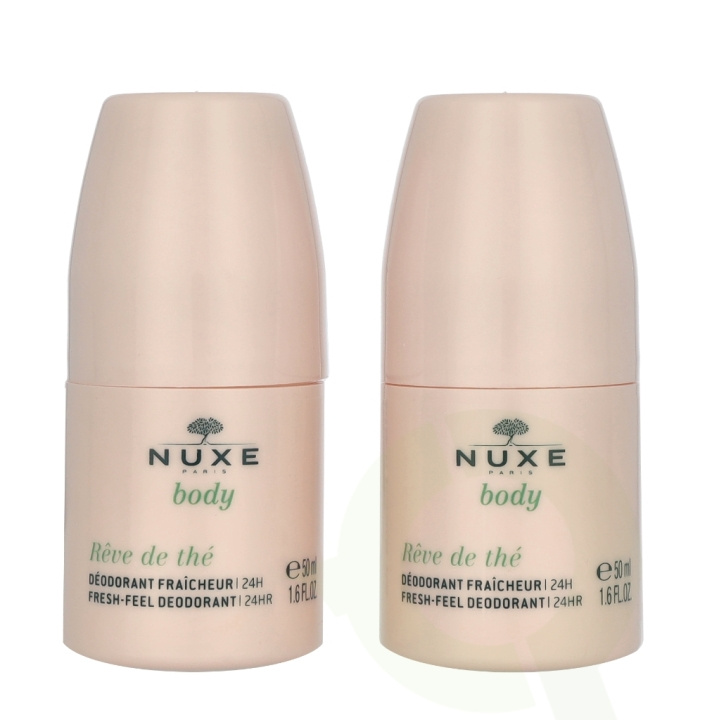 Nuxe Reve De The Duo Set 100 ml Fresh Feel Deodorant 24H Roll-On 2 x 50 ml i gruppen HELSE OG SKJØNNHET / Duft og parfyme / Deodorant hos TP E-commerce Nordic AB (D23411)