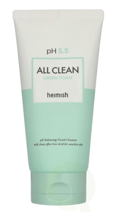 Heimish All Clean Green Foam 150 g PH 5.5 Sensitive Skin i gruppen HELSE OG SKJØNNHET / Hudpleie / Ansikt / Dagkrem hos TP E-commerce Nordic AB (D23467)