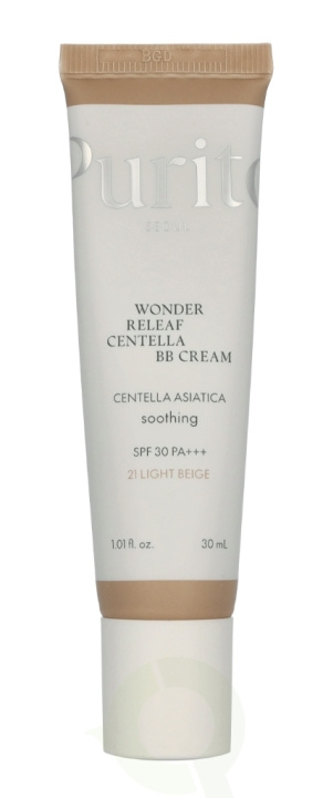Purito Seoul Wonder Releaf Centella BB Cream SPF30 PA+++ 30 ml #21 Light Beige i gruppen HELSE OG SKJØNNHET / Hudpleie / Ansikt / Dagkrem hos TP E-commerce Nordic AB (D23472)