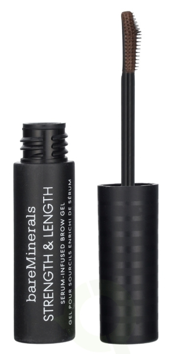 BareMinerals Strength & Length Serum-Infused Brow Gel 5 ml Coffee i gruppen HELSE OG SKJØNNHET / Makeup / Øyne og øyebryn / Øyenbrynsgel hos TP E-commerce Nordic AB (D23519)