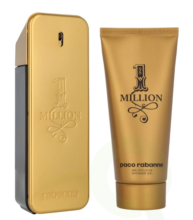 Paco Rabanne 1 Million Giftset 200 ml Edt Spray 100ml/Shower Gel 100ml i gruppen HELSE OG SKJØNNHET / Duft og parfyme / Parfyme / Parfyme for han hos TP E-commerce Nordic AB (D23538)