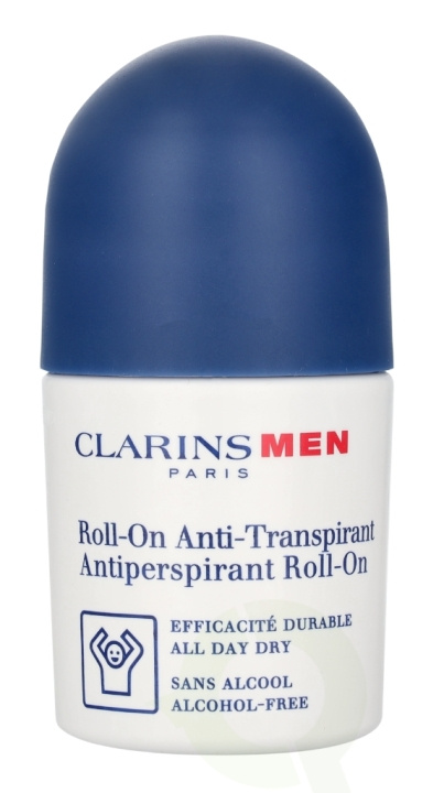 Clarins Men Antiperspirant Deo Roll-On 50 ml i gruppen HELSE OG SKJØNNHET / Duft og parfyme / Deodorant / Deo for han hos TP E-commerce Nordic AB (D23540)
