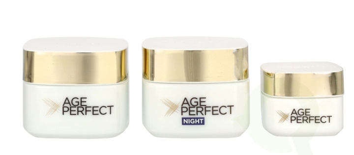 L\'Oreal Age Perfect Programme 115 ml Eye Cream 15ml/ Day Cream 50ml/Night Cream 50ml i gruppen HELSE OG SKJØNNHET / Hår & styling / Hårpleie hos TP E-commerce Nordic AB (D23580)